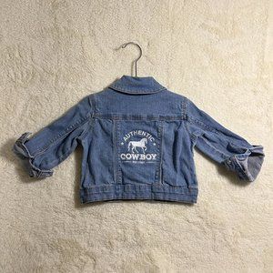Carter's Jean Jacket Size 18 mos Authentic Cowboy